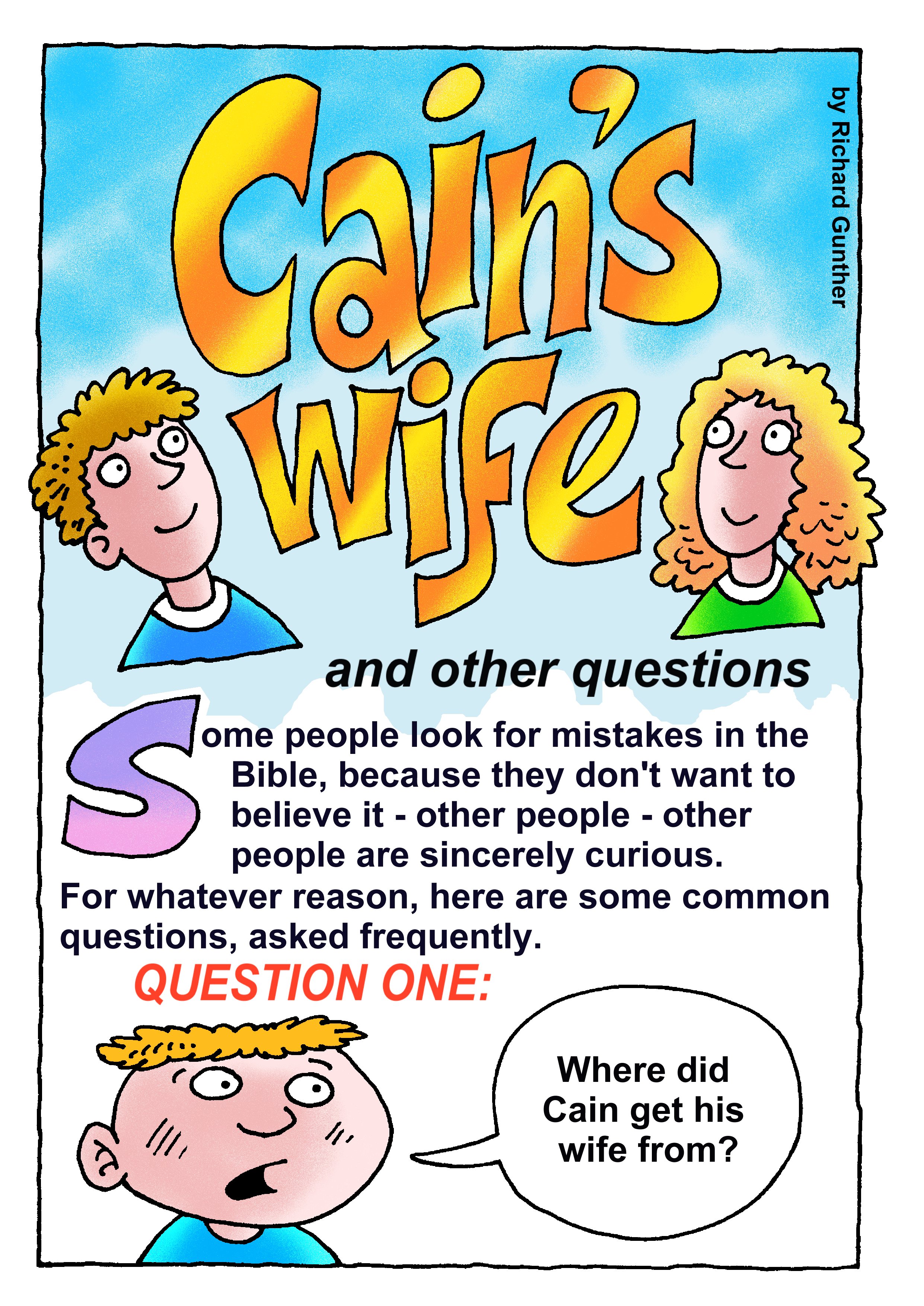 Creation/Cain's Wife: Richard Gunther – free Christian resources
